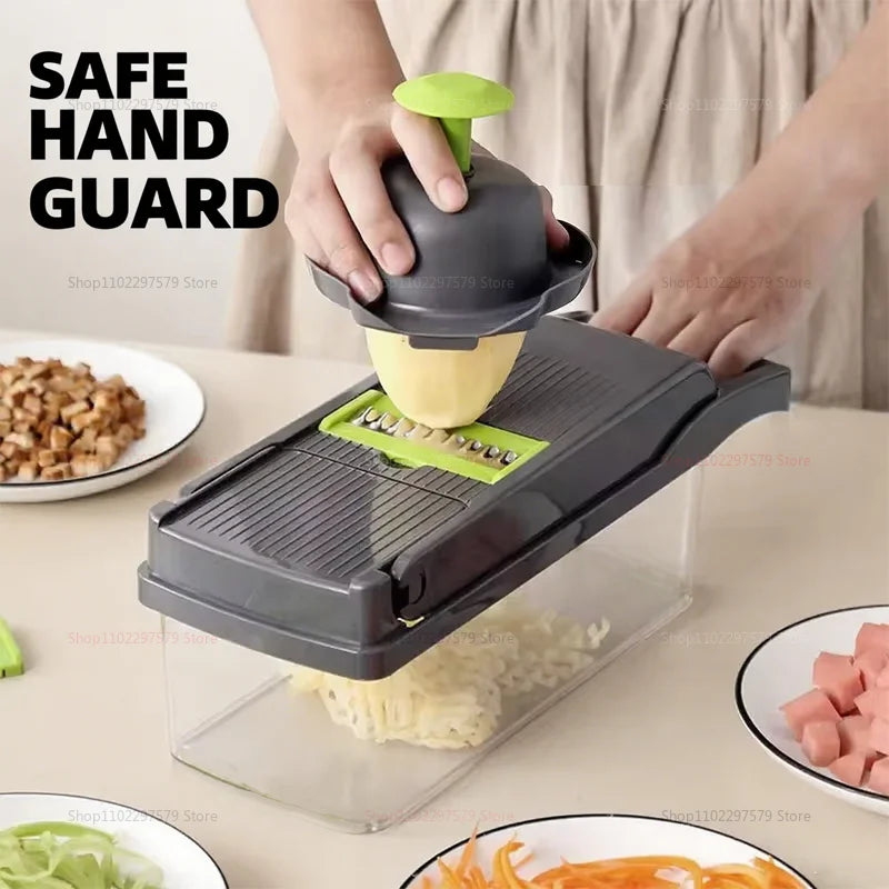 16-in-1 Vegetable Chopper & Slicer for Kitchen Essentials