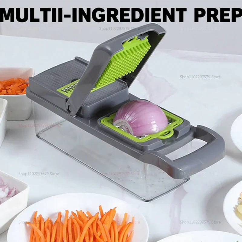 16-in-1 Vegetable Chopper & Slicer for Kitchen Essentials