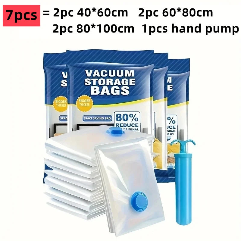 Mini Electric Vacuum Pump – Compression Sealer for Clothes & Food Storage Bags | Space-Saving Organizer