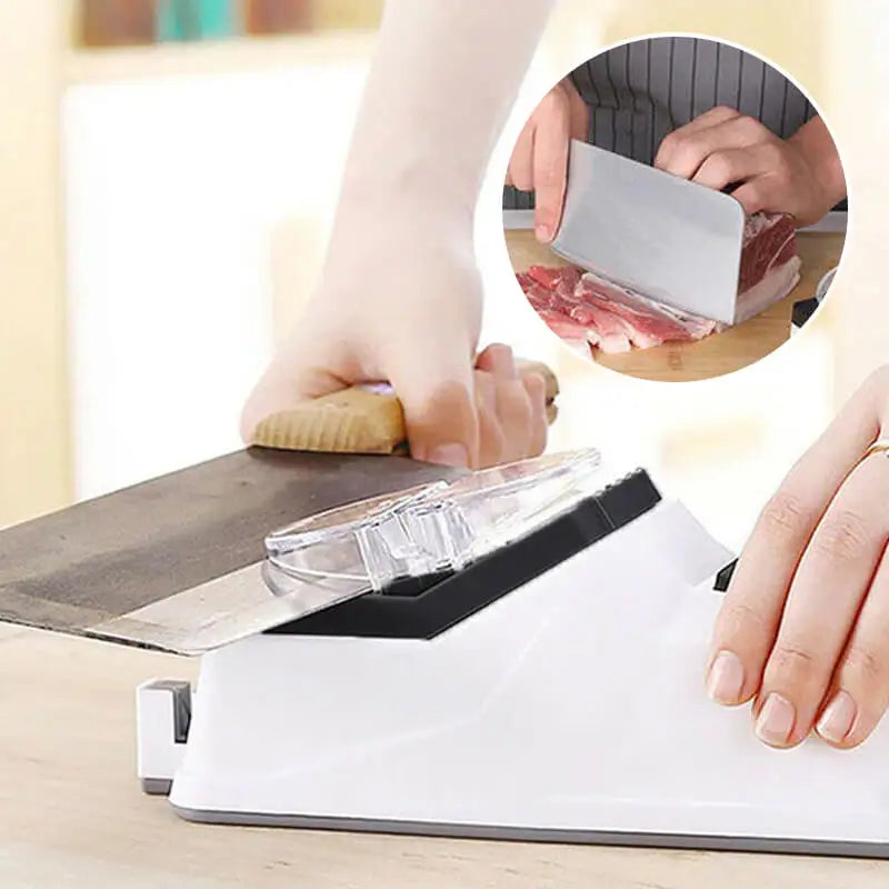 Electric Knife Sharpener – 5-Second Fast Sharpening & Polishing Tool for All Kitchen Knives