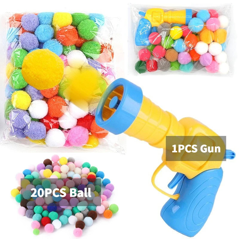 Interactive Cat Toy - Plush Ball Launcher for Indoor Play
