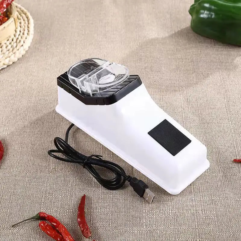 Electric Knife Sharpener – 5-Second Fast Sharpening & Polishing Tool for All Kitchen Knives