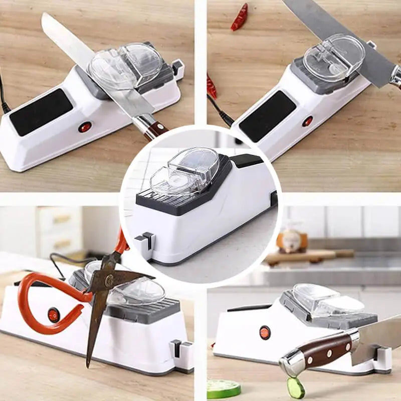 Electric Knife Sharpener – 5-Second Fast Sharpening & Polishing Tool for All Kitchen Knives
