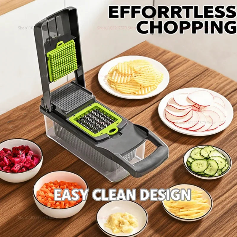 16-in-1 Vegetable Chopper & Slicer for Kitchen Essentials