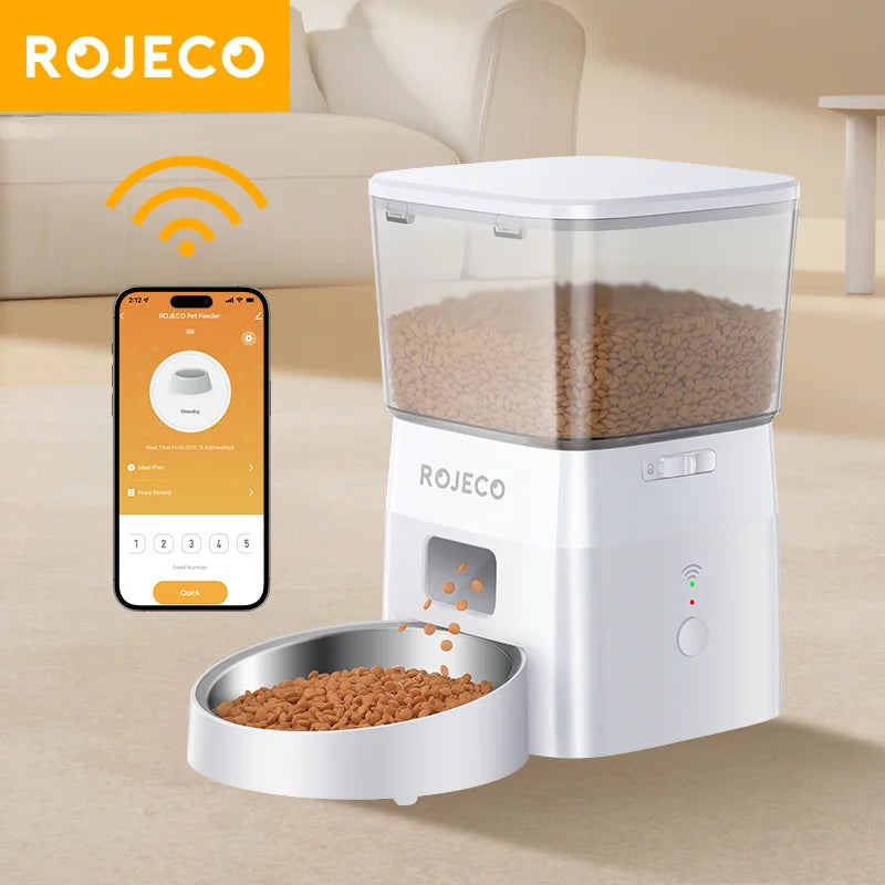 Smart Pet Food Dispenser – Automatic Wi-Fi Feeder for Dogs & Cats